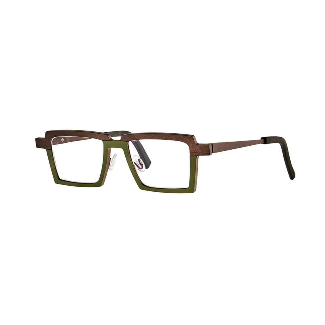 Aldrin 316 C 798+184 Rectangular Eyeglasses with Two-Tone Metal Frame