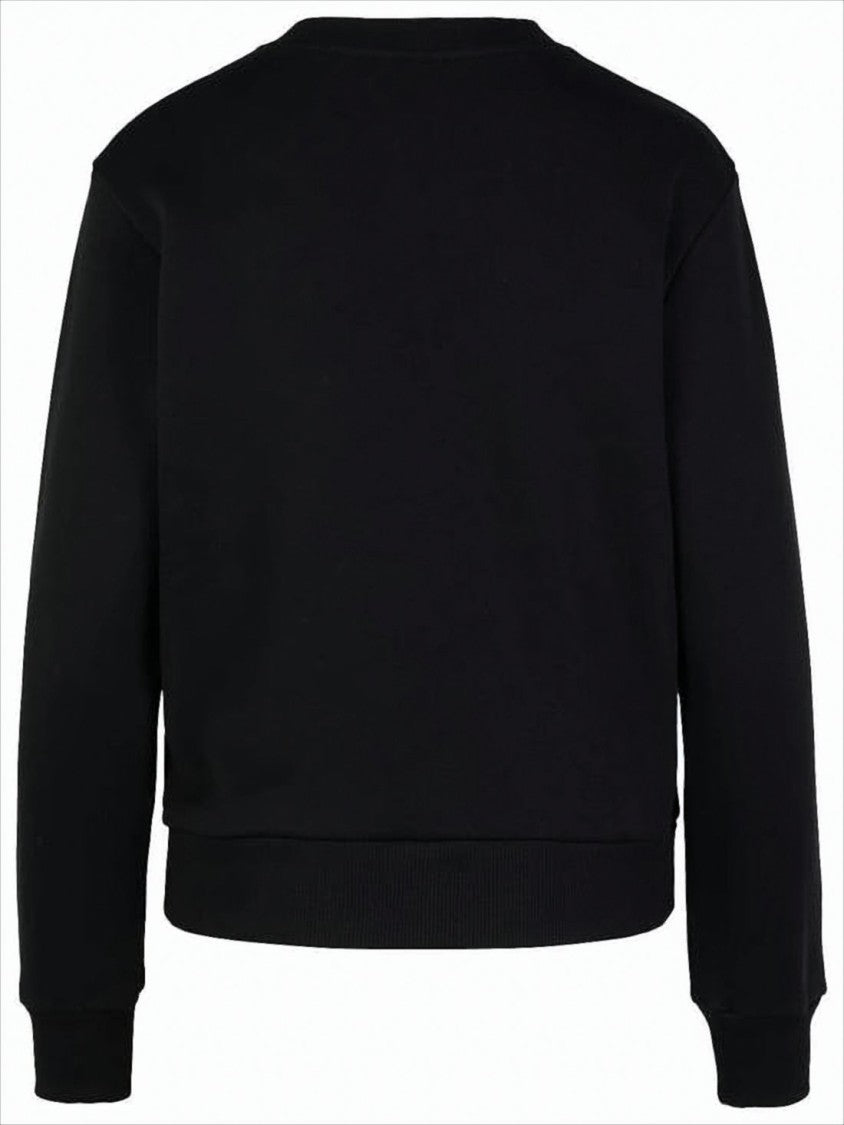 Long-Sleeve Cotton Crew Neck Top