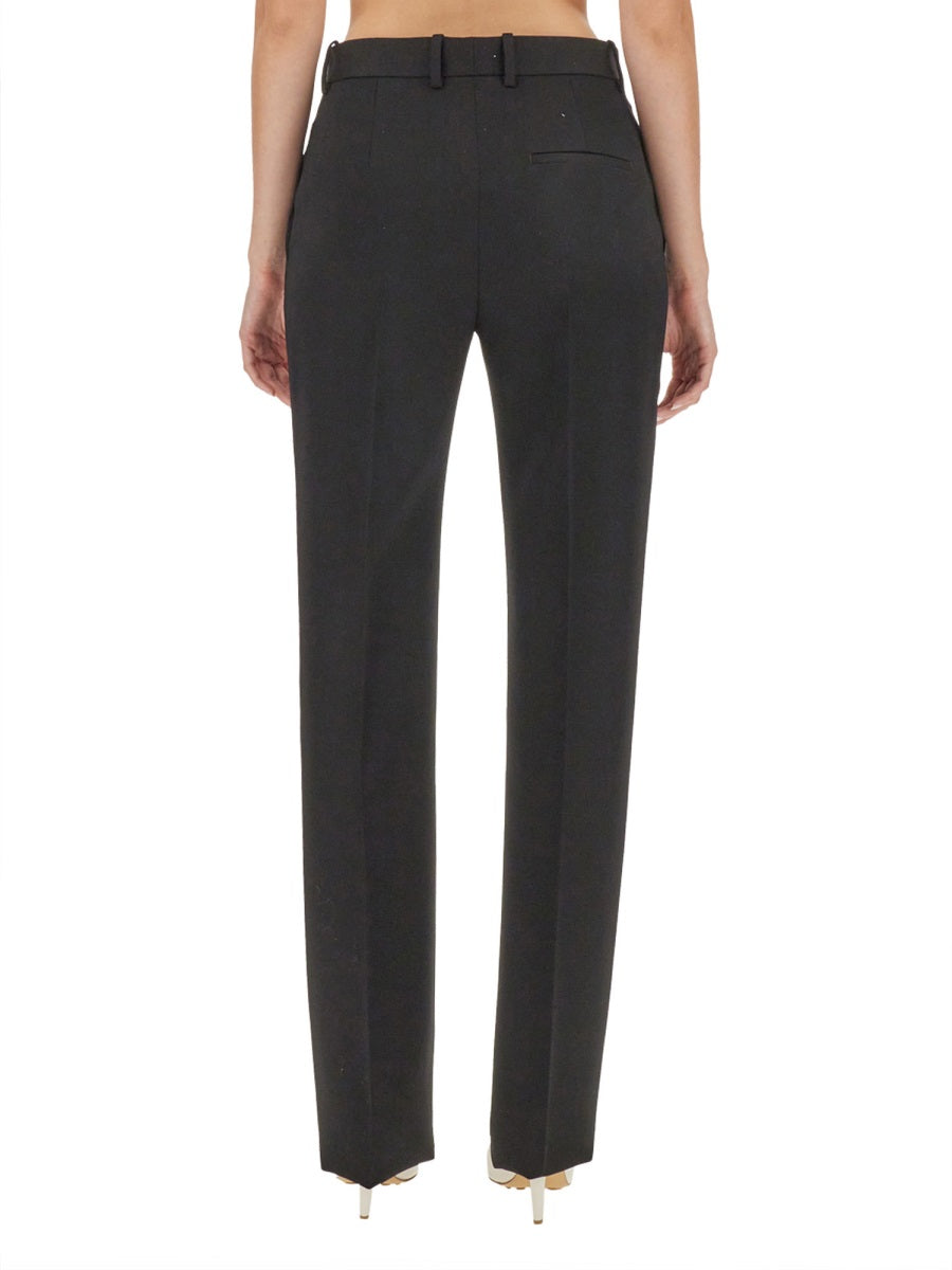 Slim Fit Tailored Pants in Wool