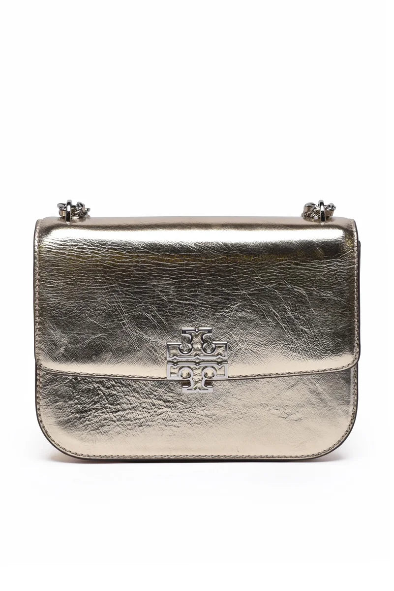 Britten Metallic Adjustable Small Shoulder Bag - Gold