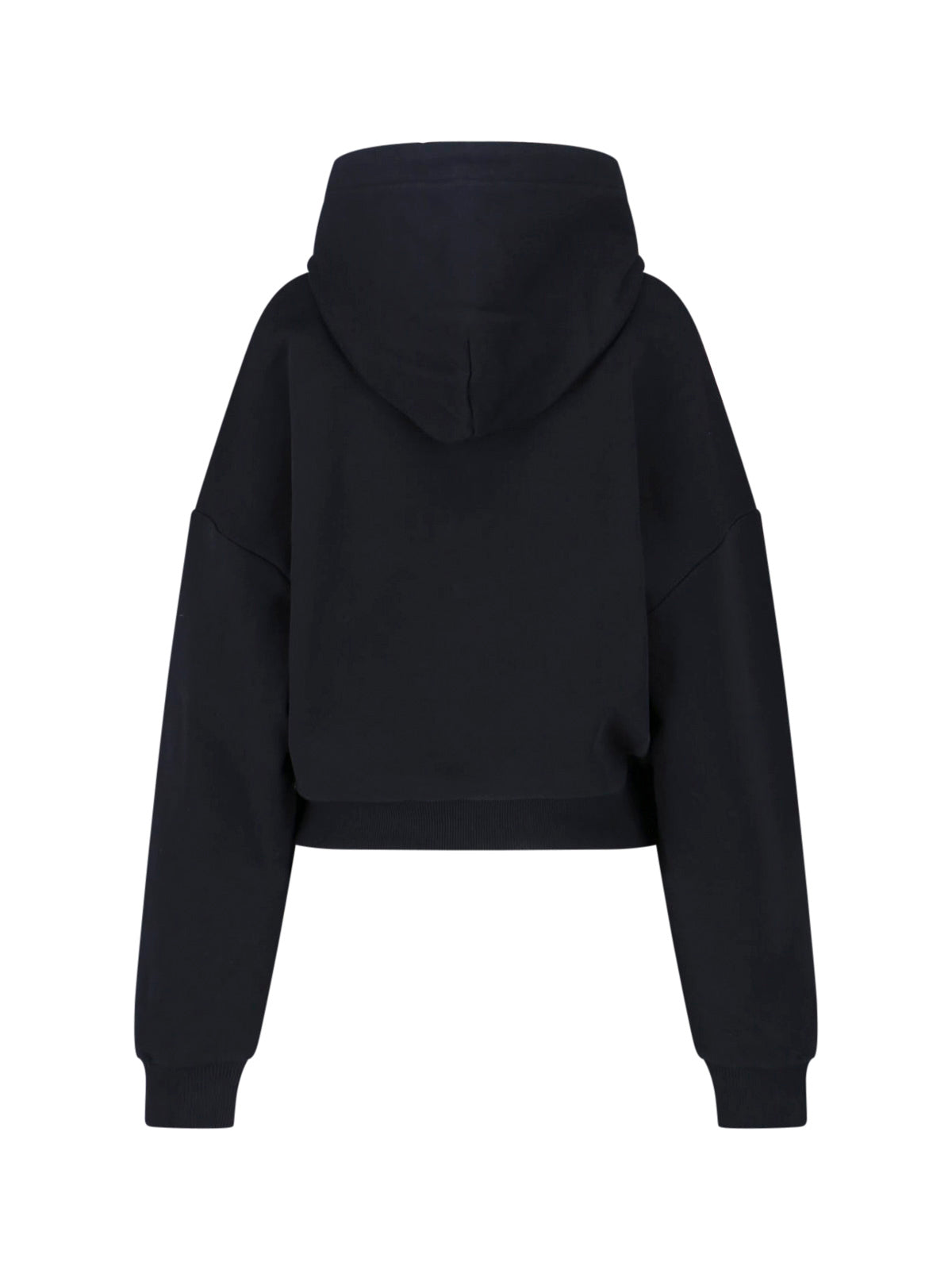 Black Ashton Cotton Hooded Sweatshirt