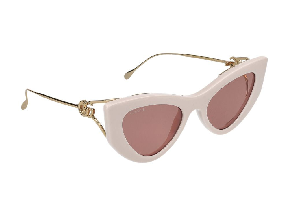 Sunglasses Gucci GG1565S 003 Ivory Gold Red 52/20/120