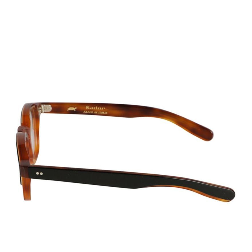 Jack Tortoiseshell Square Frame Sunglasses with Silver Rivet Details
