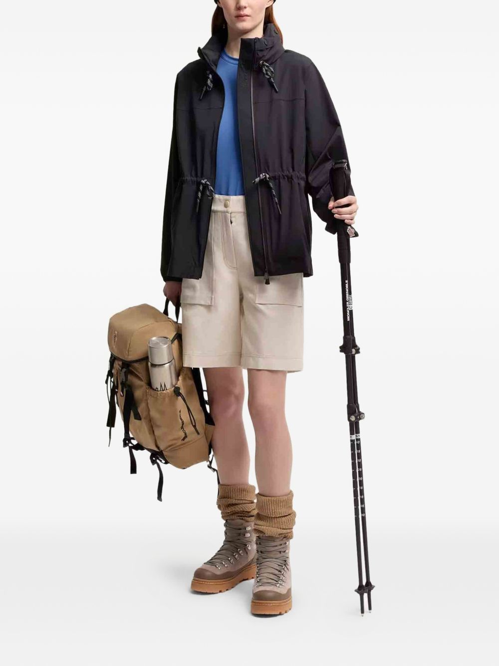 Black Jacket with Adjustable Features