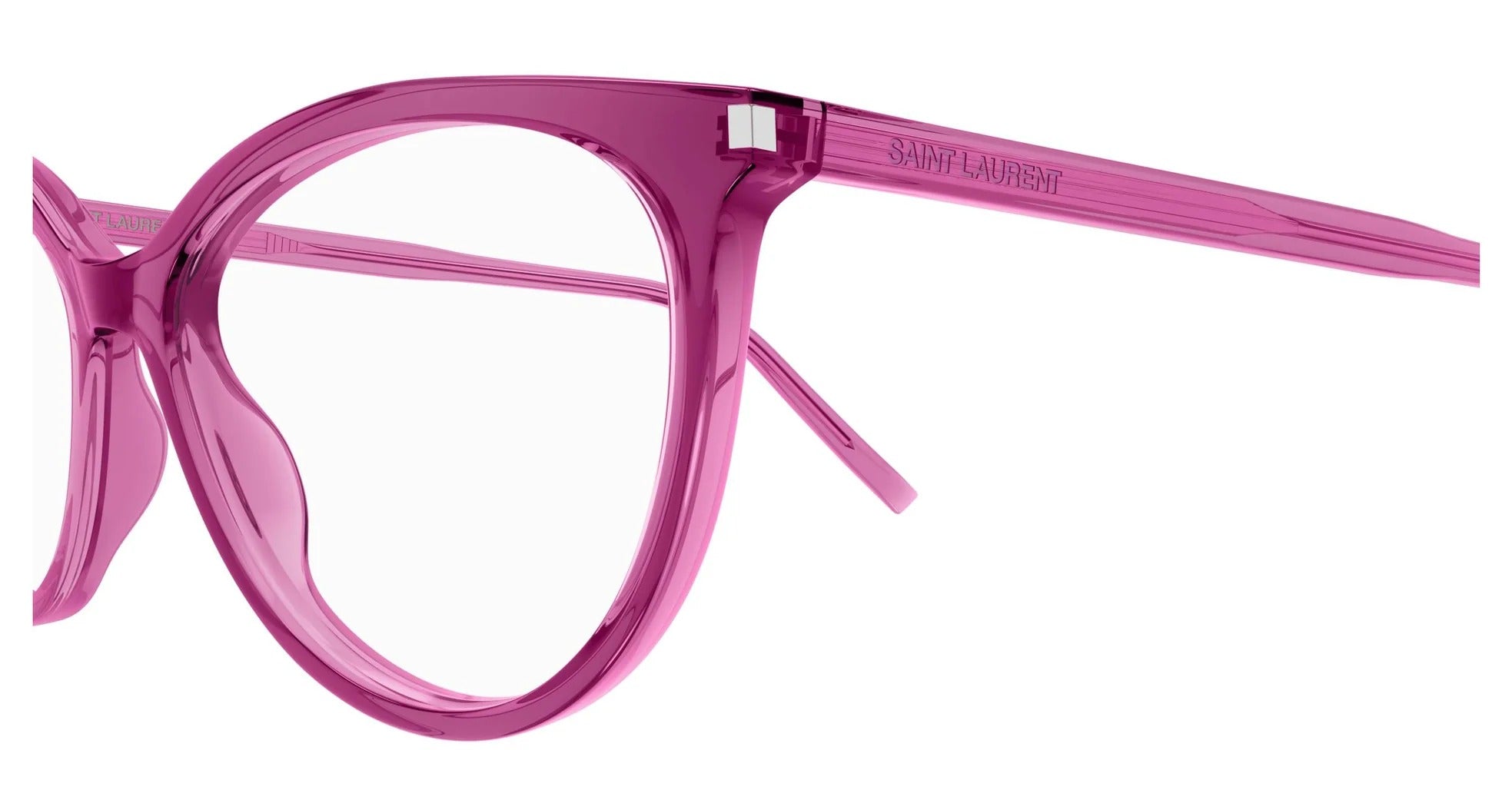 Eyeglasses Saint Laurent SL 261 010 pink pink transparent 53/15/140