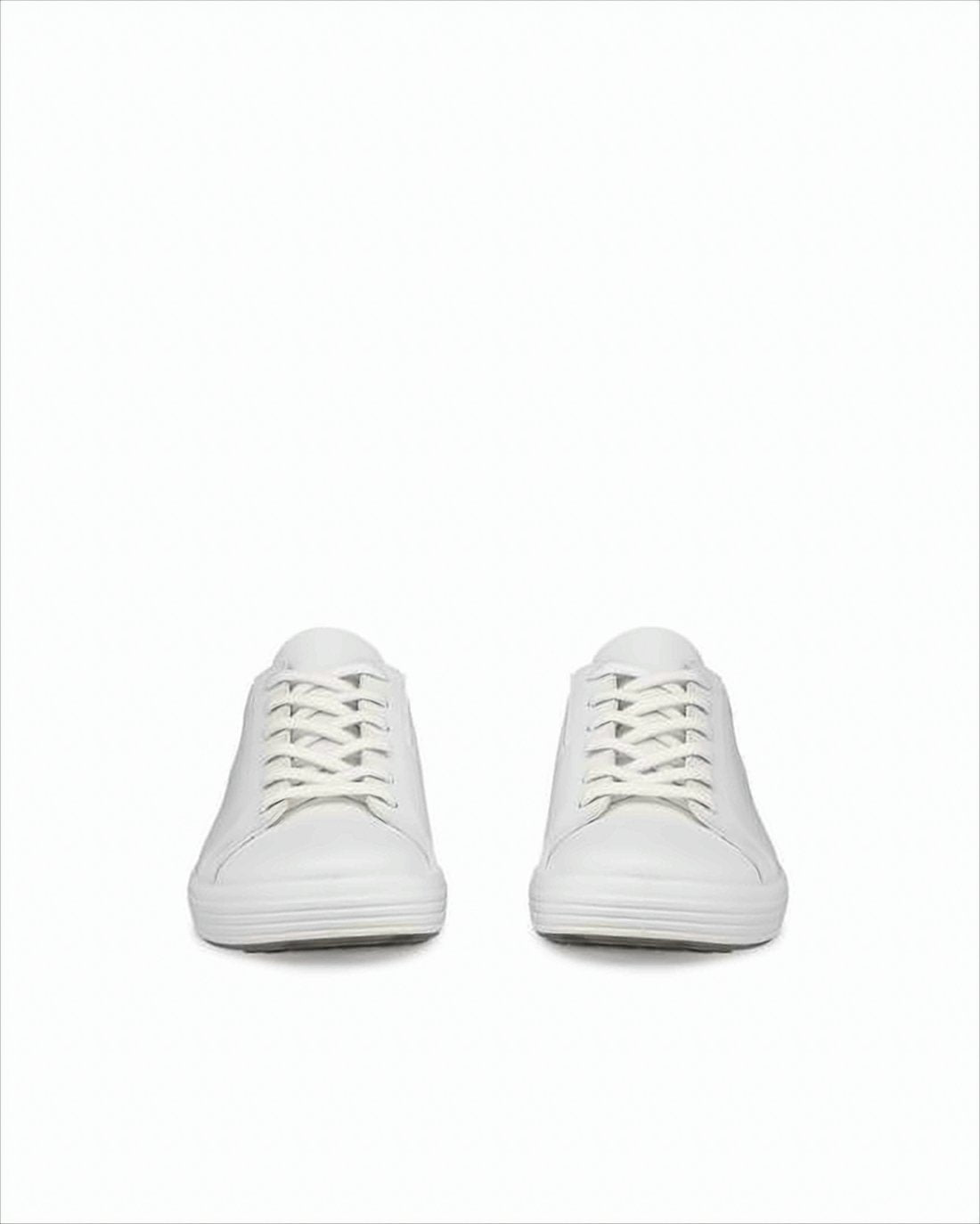 Low-Top Sneakers with Smooth Leather Upper
