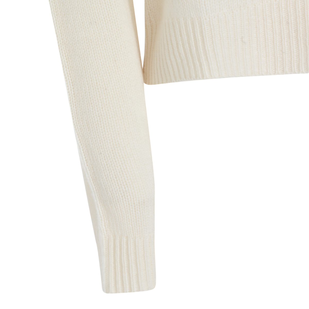 Classic Crew Neck White Sweater
