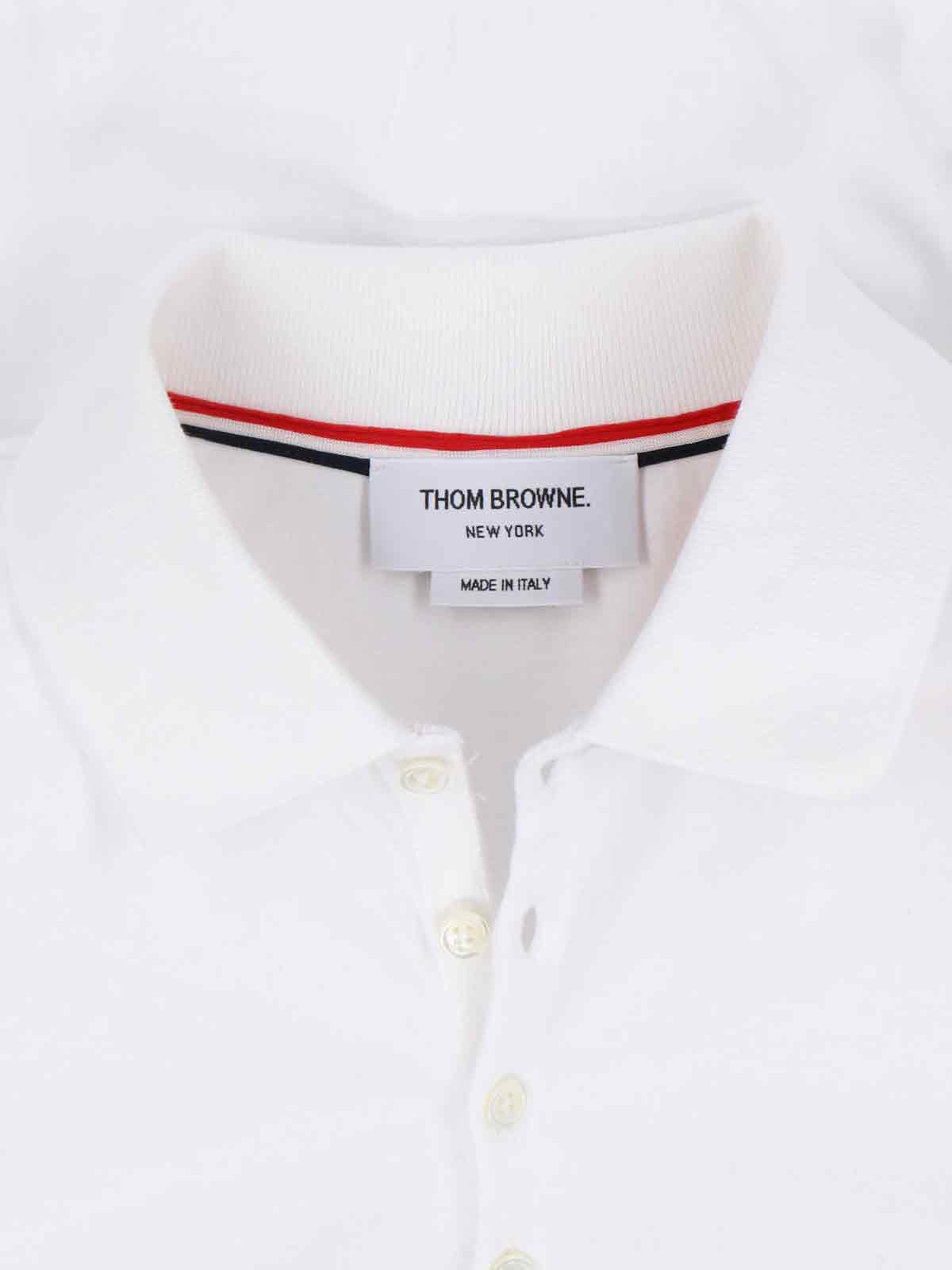 "4 Bar" Polo Shirt – White