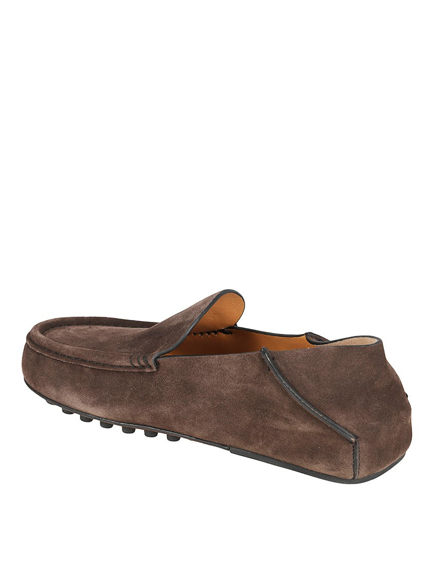 Classic Slip-On Flat Shoes In Soft Calfskin