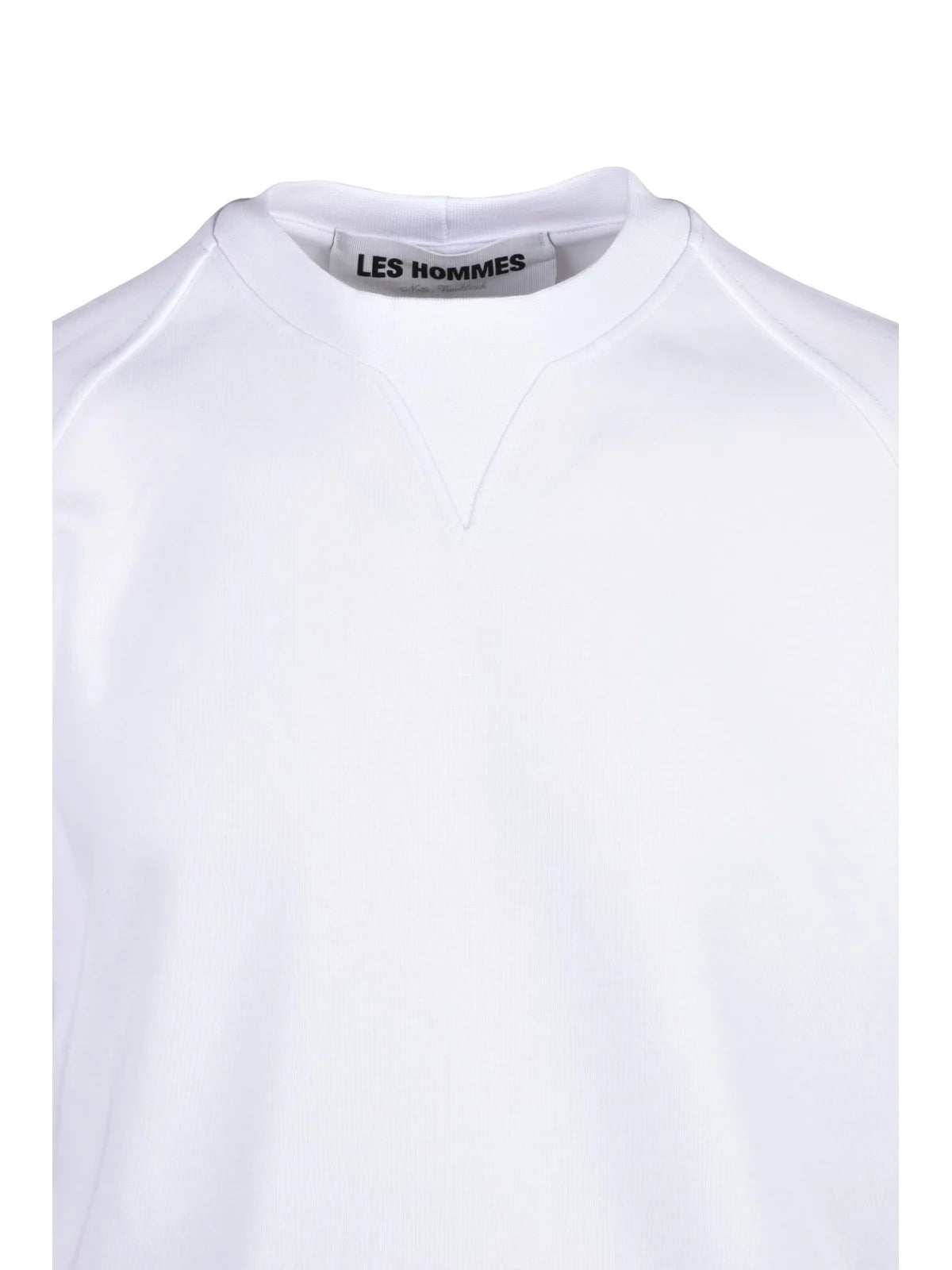White Cotton Polyester Sweatshirt