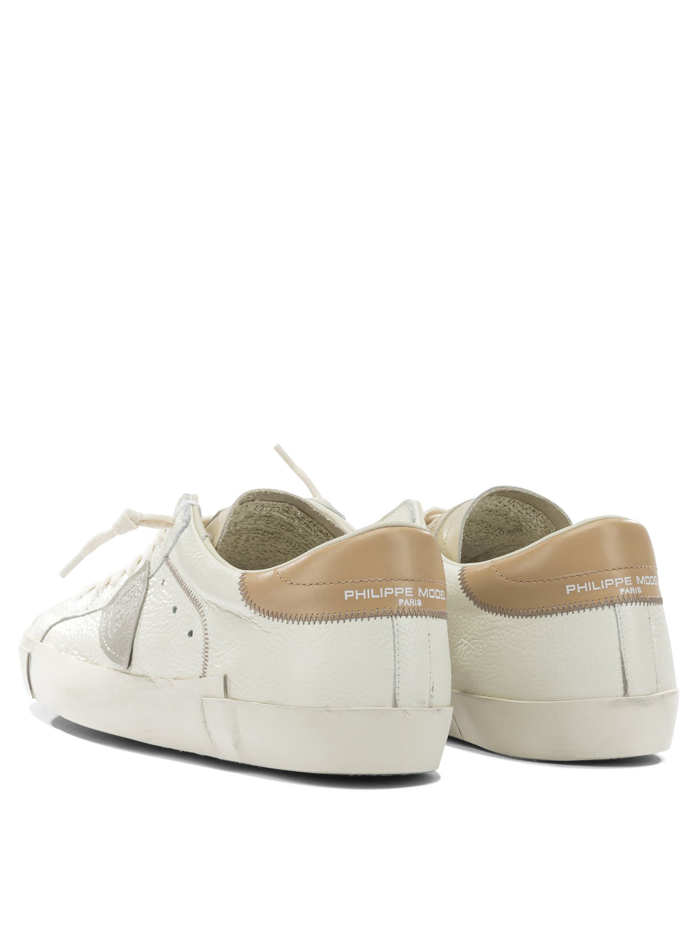Low-Top Sneakers with Perforated Detailing