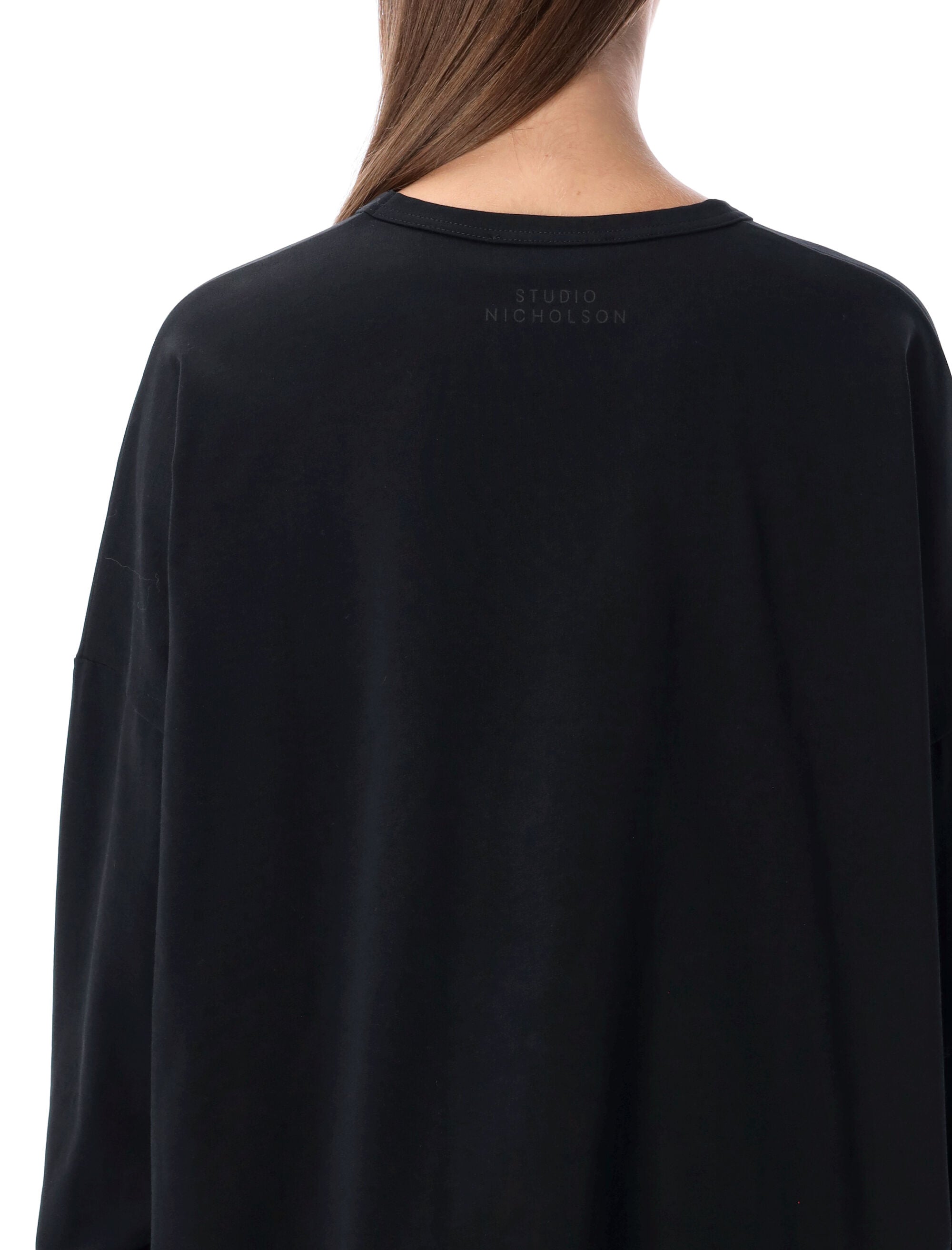 Loop Cotton Jersey Long Sleeve T-Shirt
