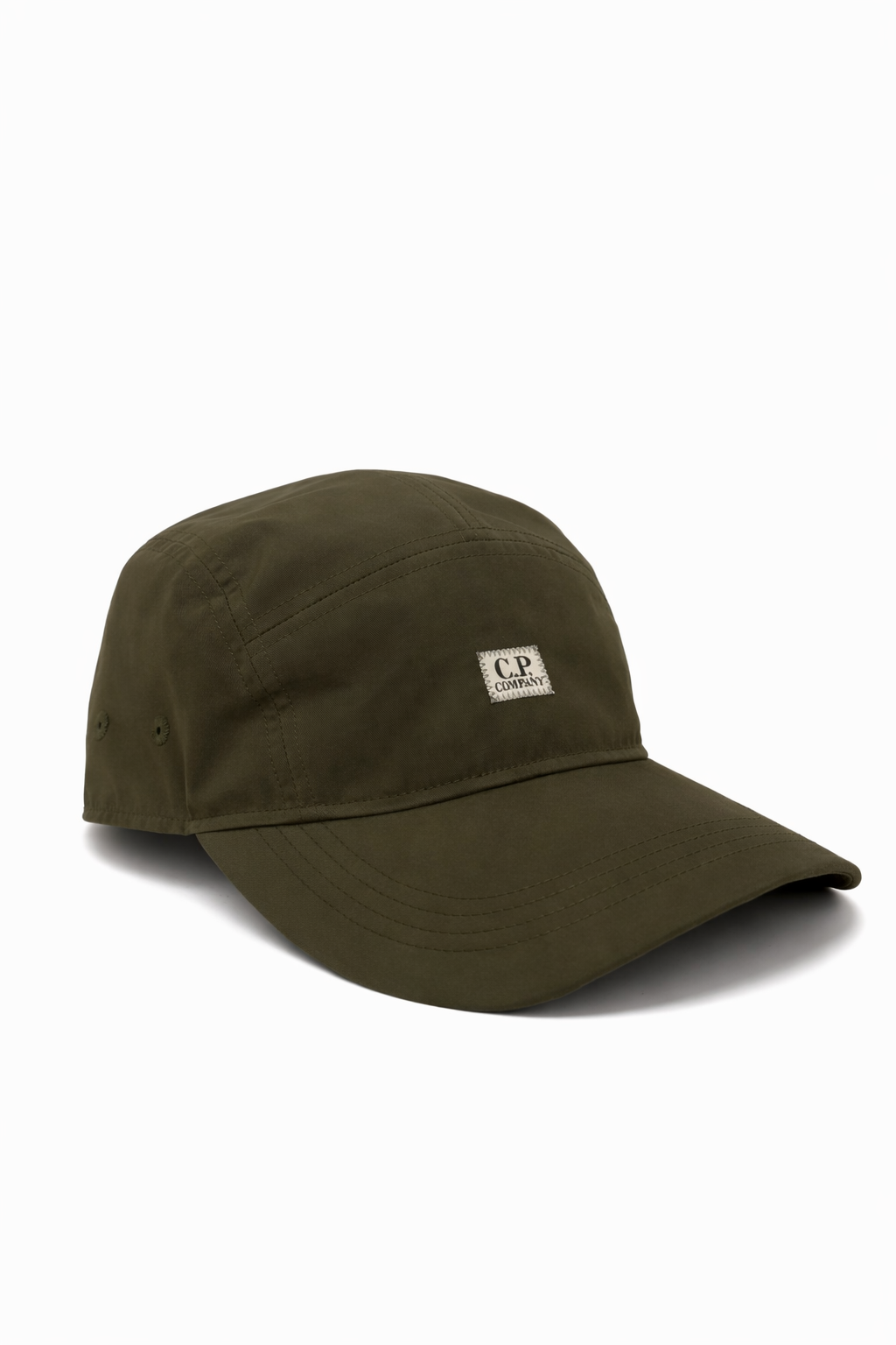 Logo Label Curved Peak Cap