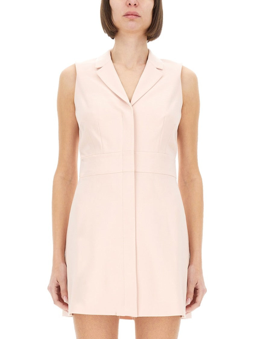 Mini Dress With Spear Lapels