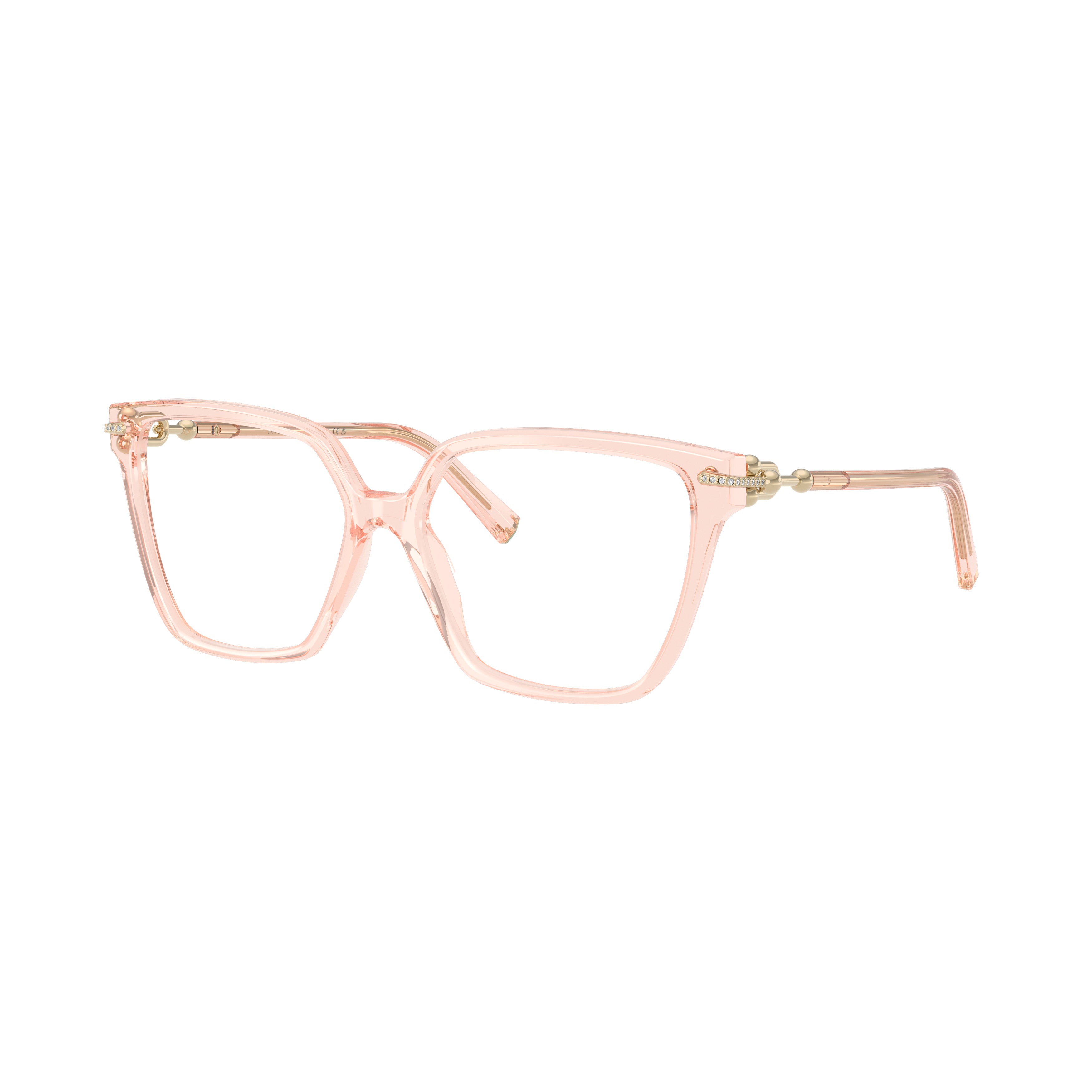 0tf2290bu Translucent Soft Pink Acetate Eyeglasses