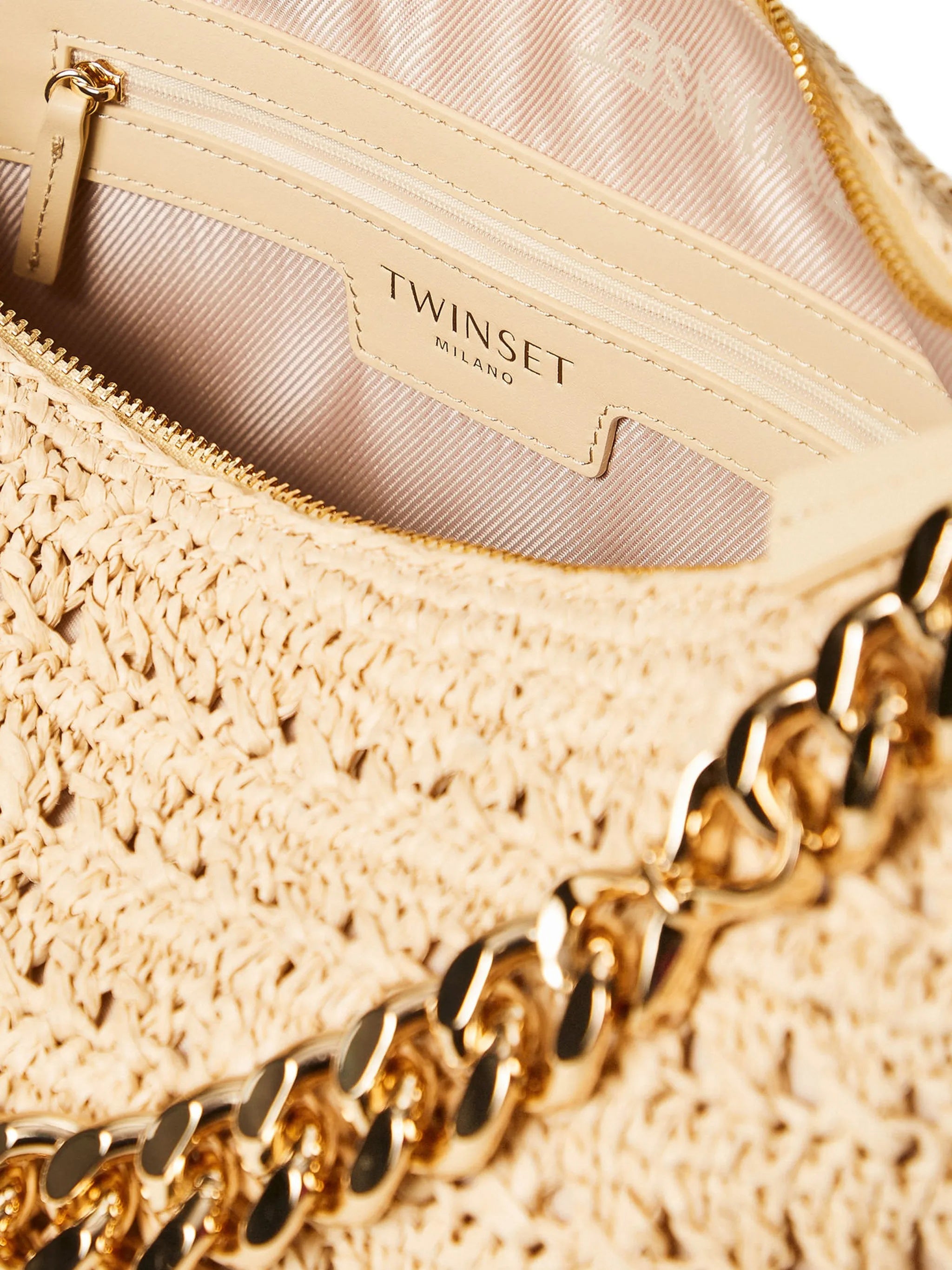 Medium Woven Chain Shoulder Bag