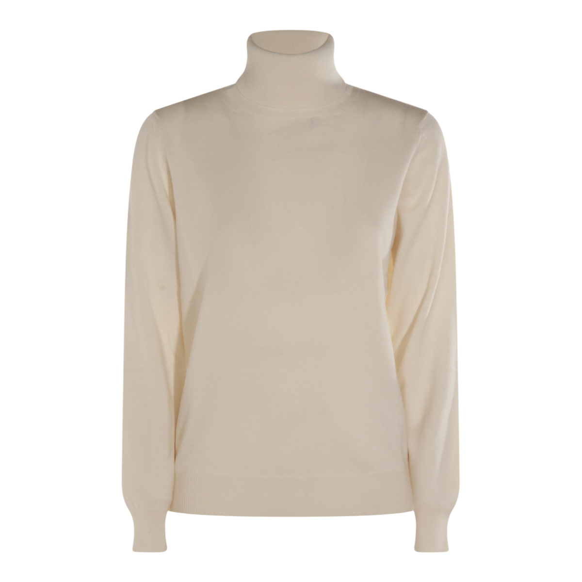 Classic Turtleneck Sweater with Ribbed Cuffs