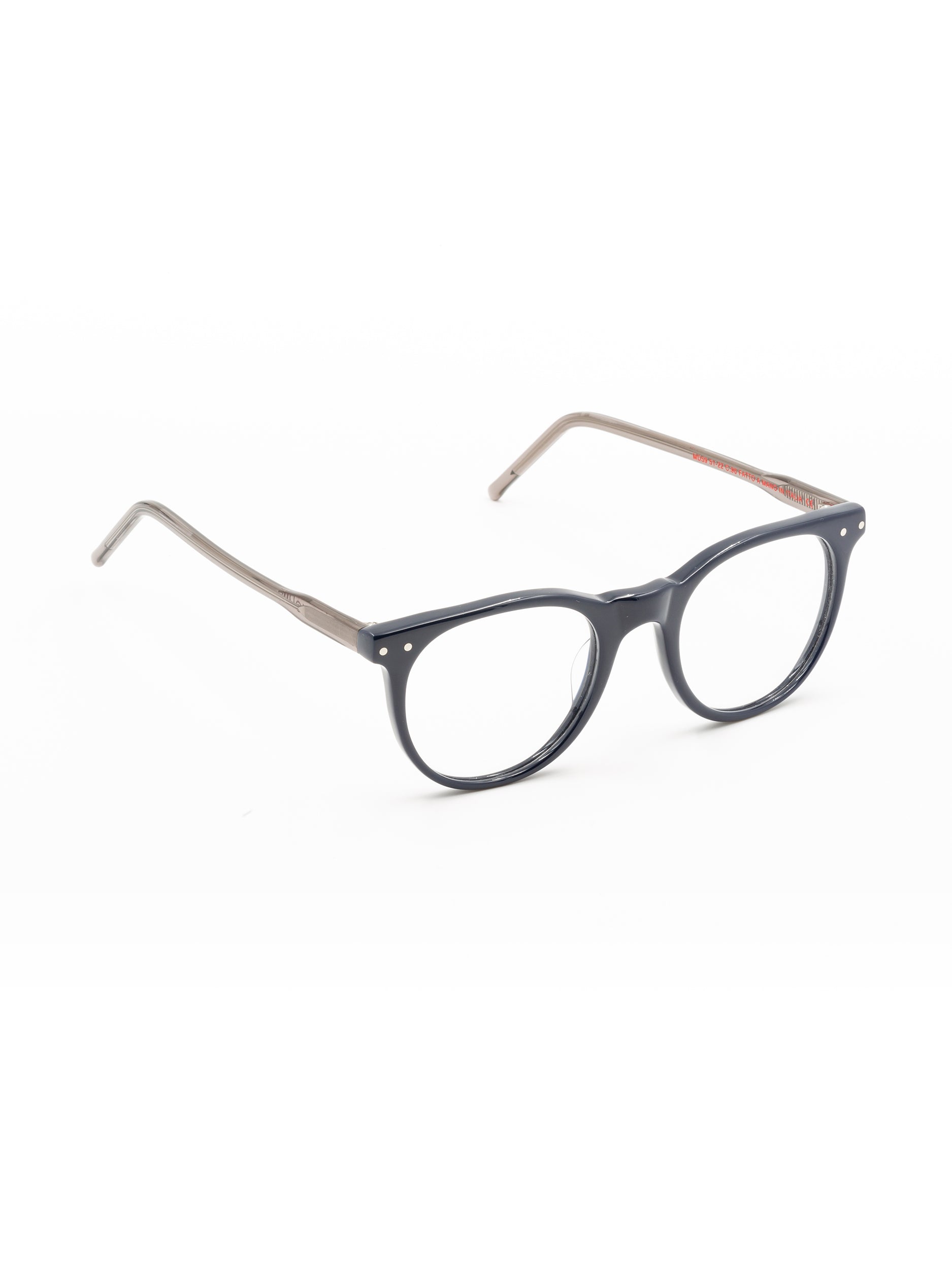 Rounded Acetate Optical Frames with Glossy Finish