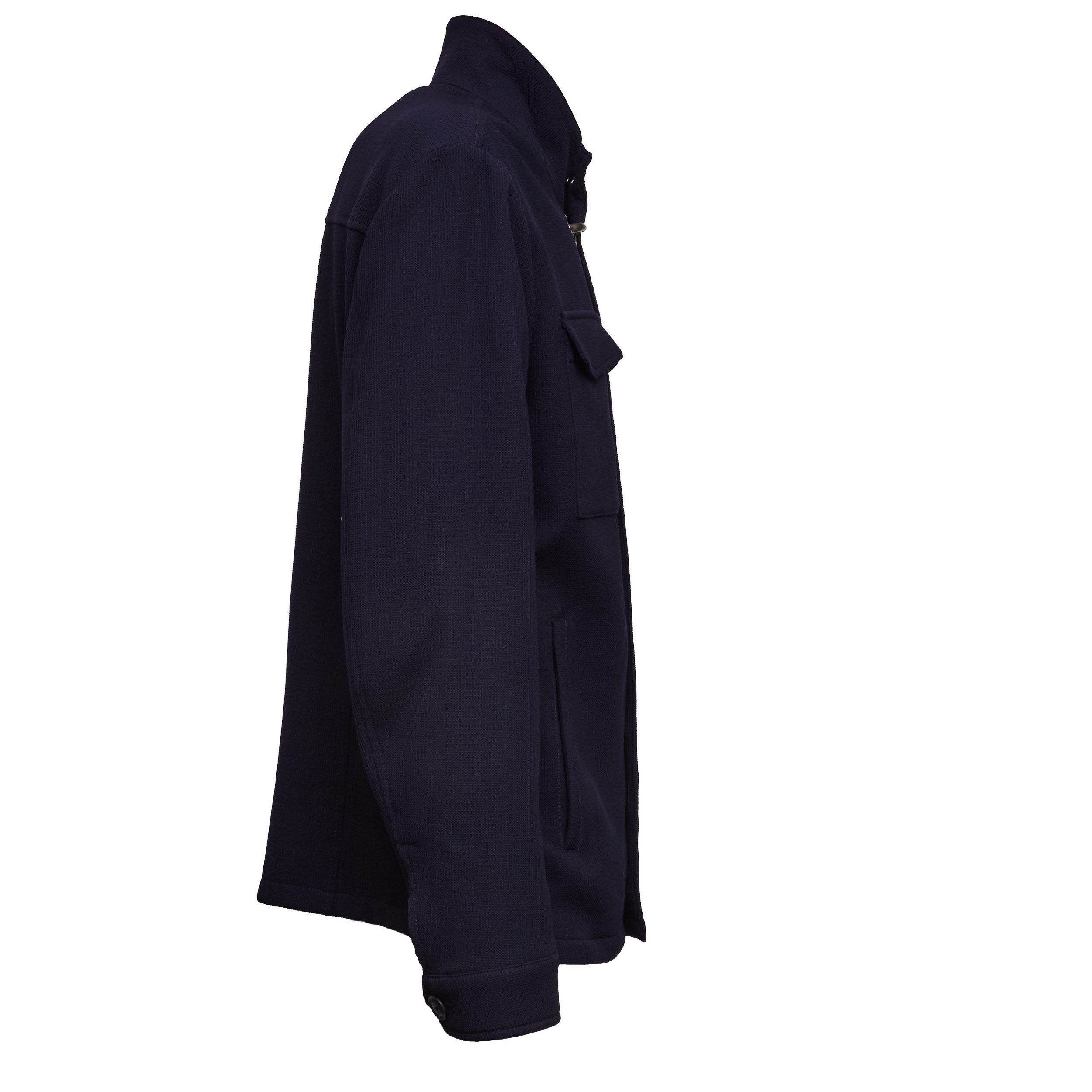 Cotton & Linen Gabardine Field Jacket