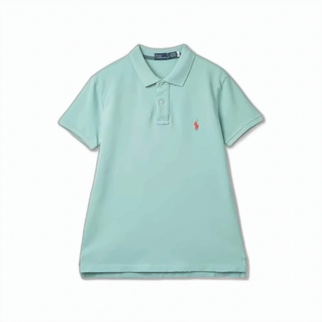 Short-Sleeved Polo Shirt with Embroidered Logo