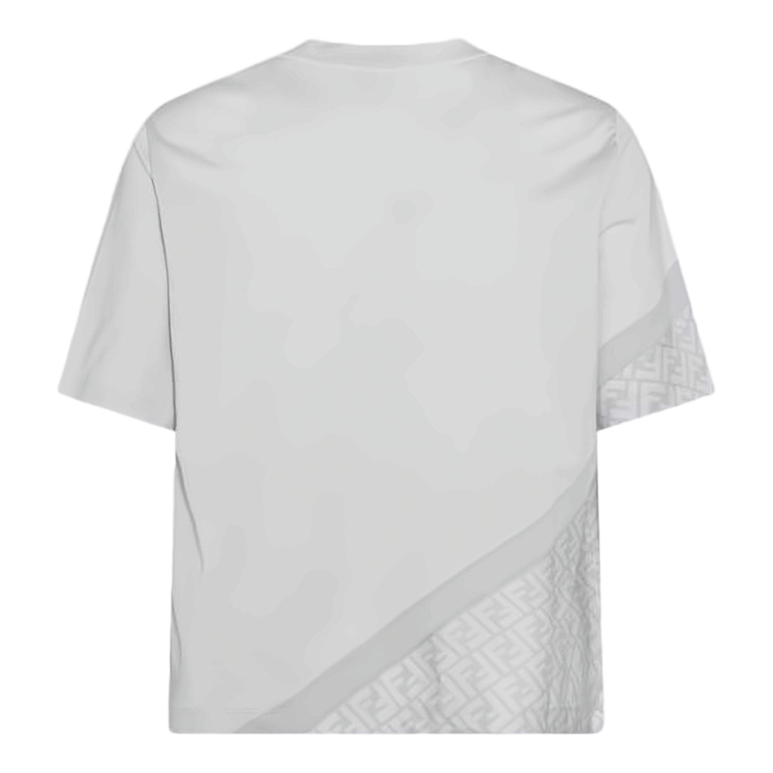 Minimalist Short-Sleeve T-Shirt with Tonal Monogram Detail
