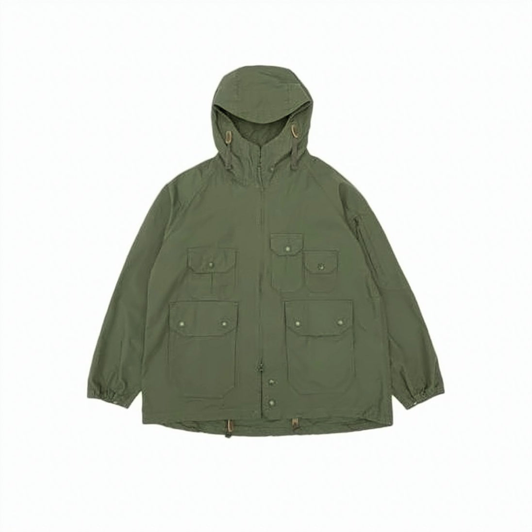 Hooded Green Utility Jacket