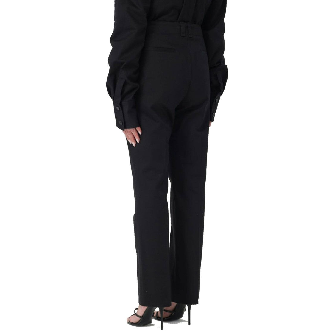 Black Cotton Pants