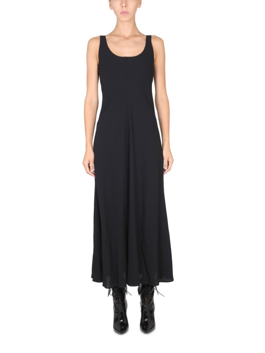 Sleeveless Viscose Jersey Maxi Dress