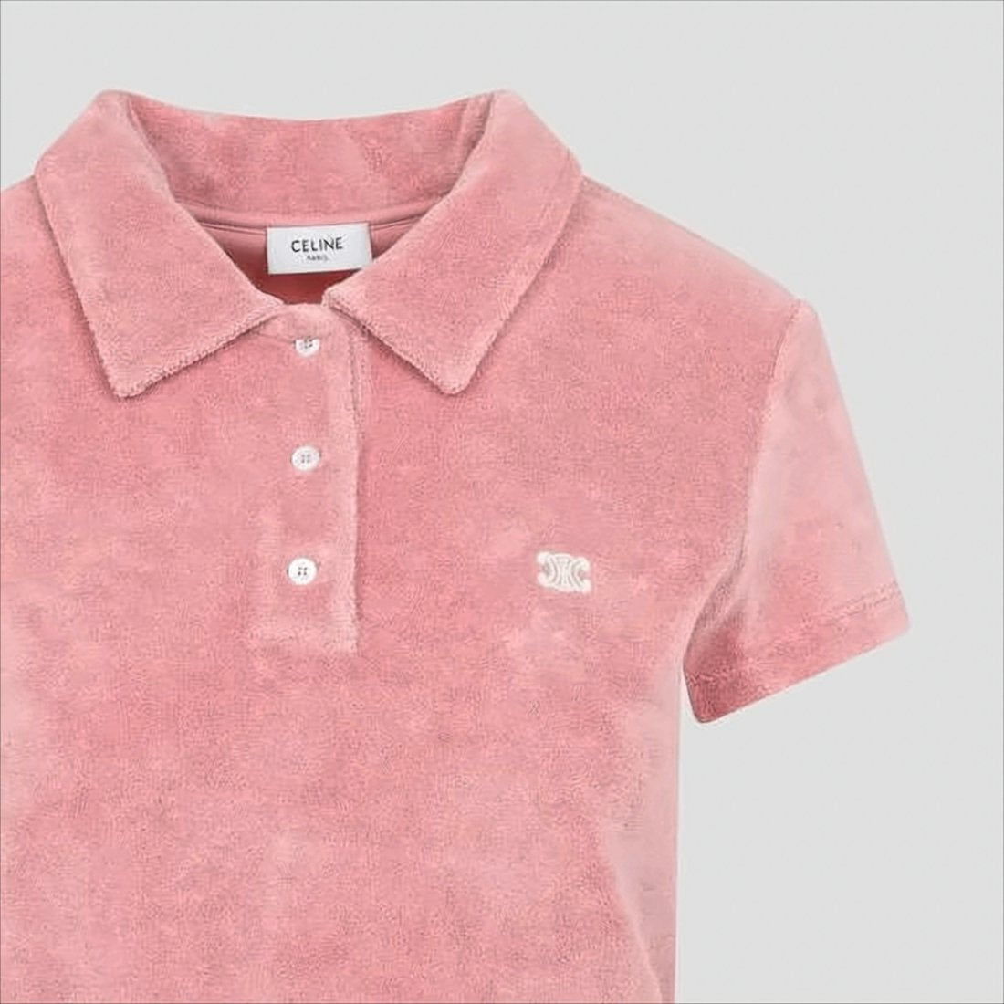 Soft Plush Short-Sleeved Polo Shirt