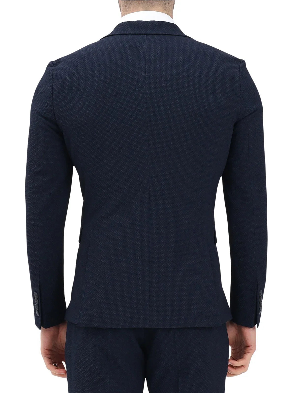 Polyester Viscose Elastane Slim Fit Jacket