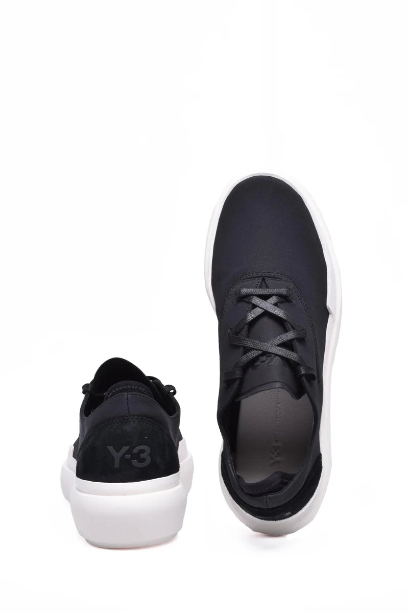 Ajatu Court Formal Sneakers Leather Polyester - Black