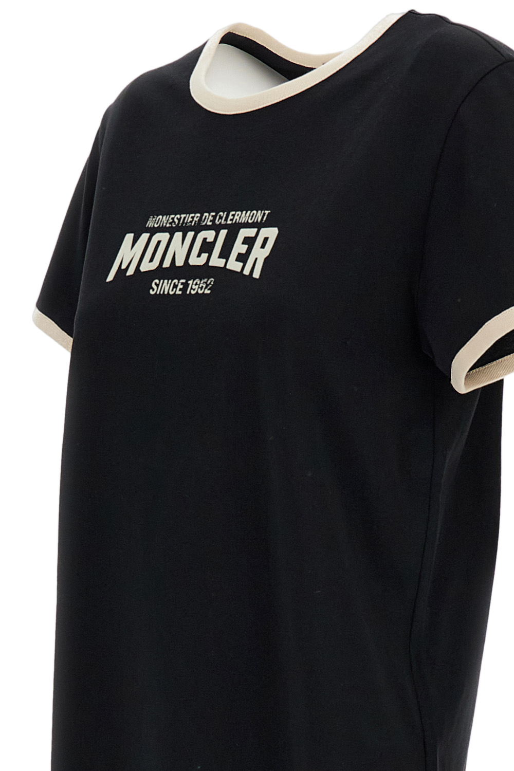 Black Cotton Short-Sleeve T-Shirt