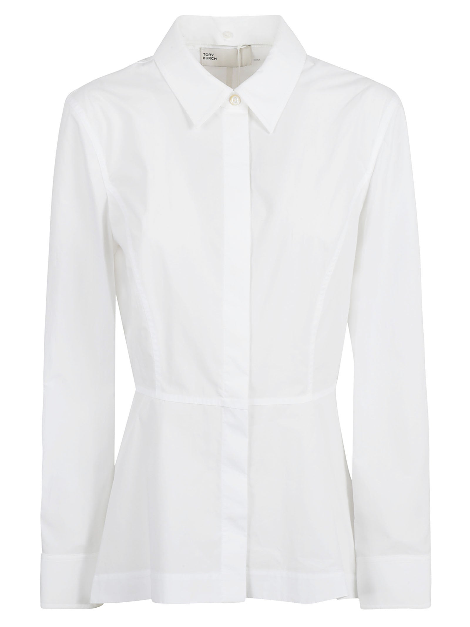 Classic White Button-Down Shirt