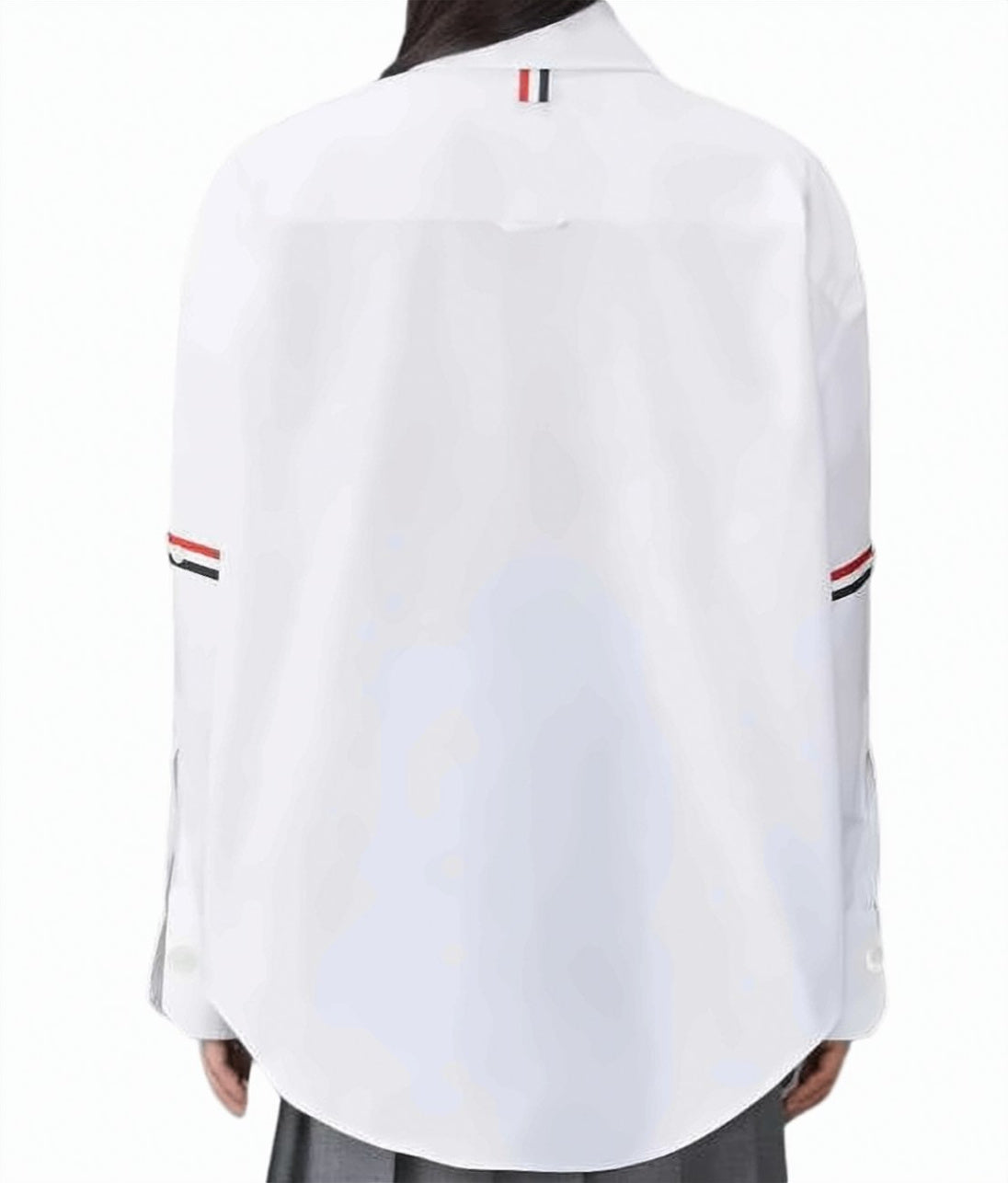 RWB Stripe Detail Button-Down Shirt