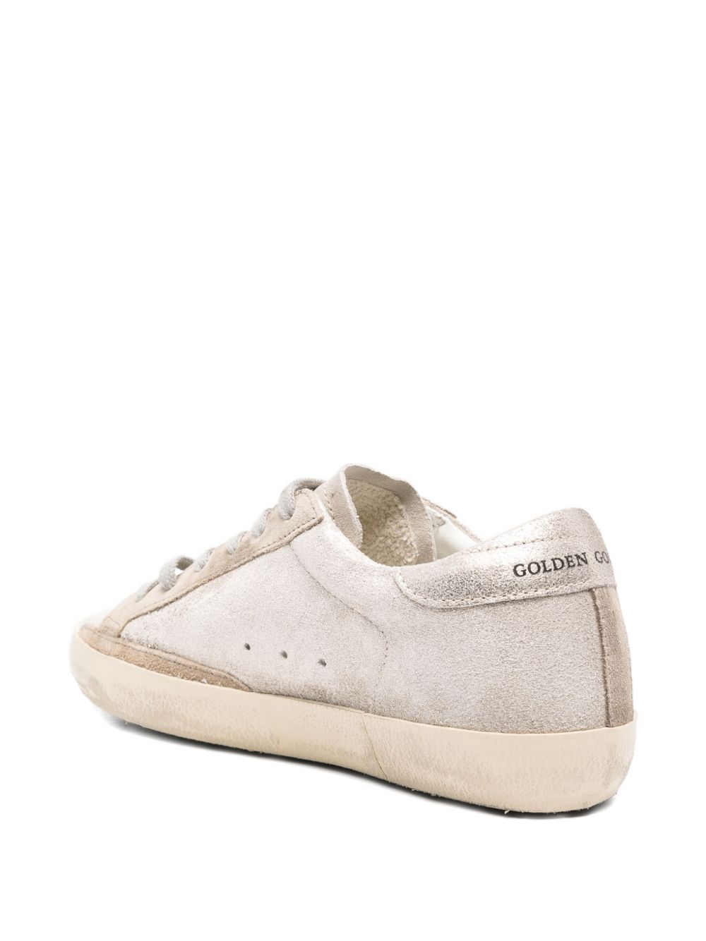 Low-Top Sneakers with Silver-Tone Finish