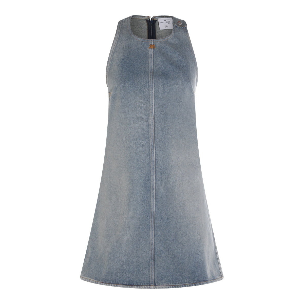 A-Line Denim Mini Dress