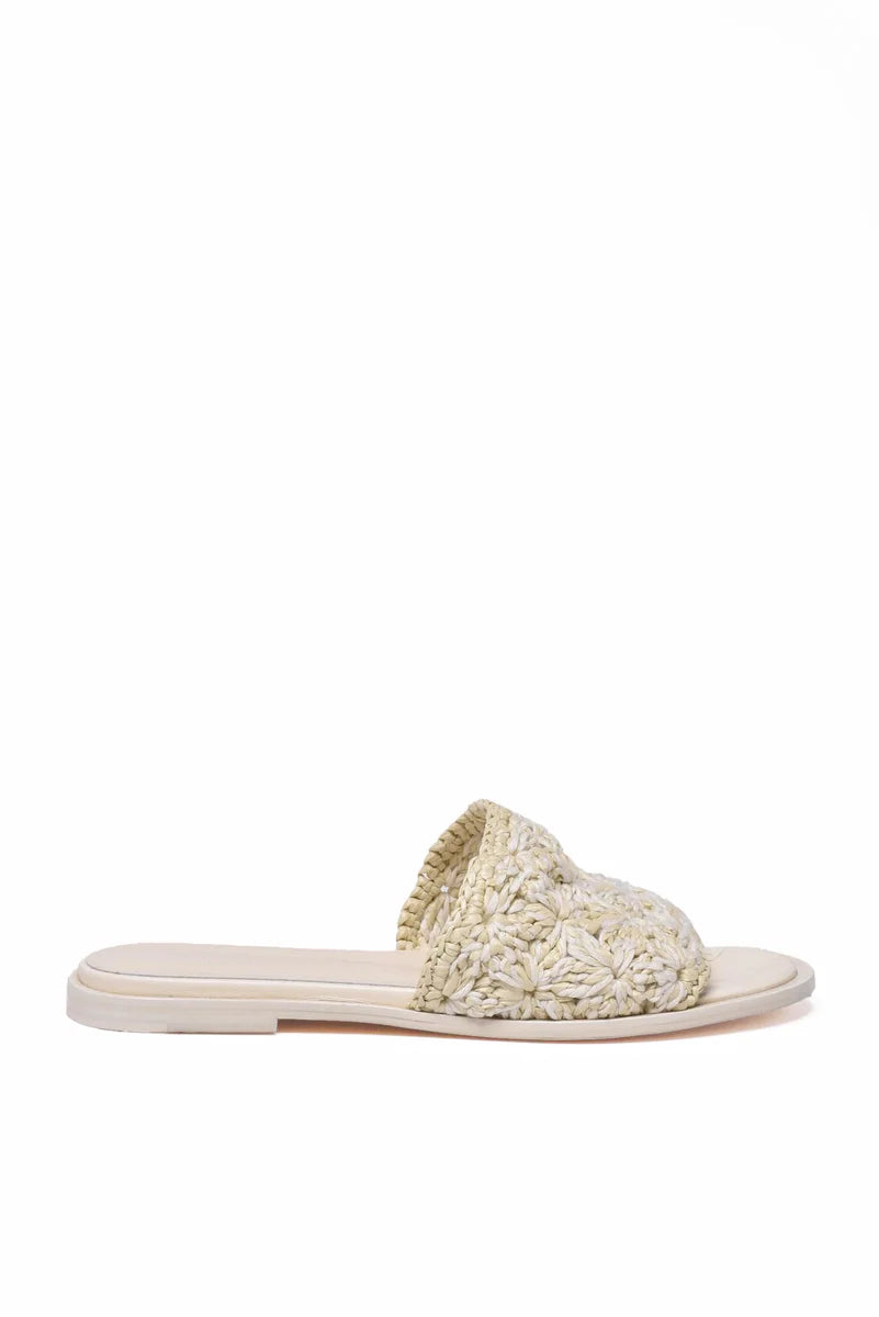 Slide Sandal - White