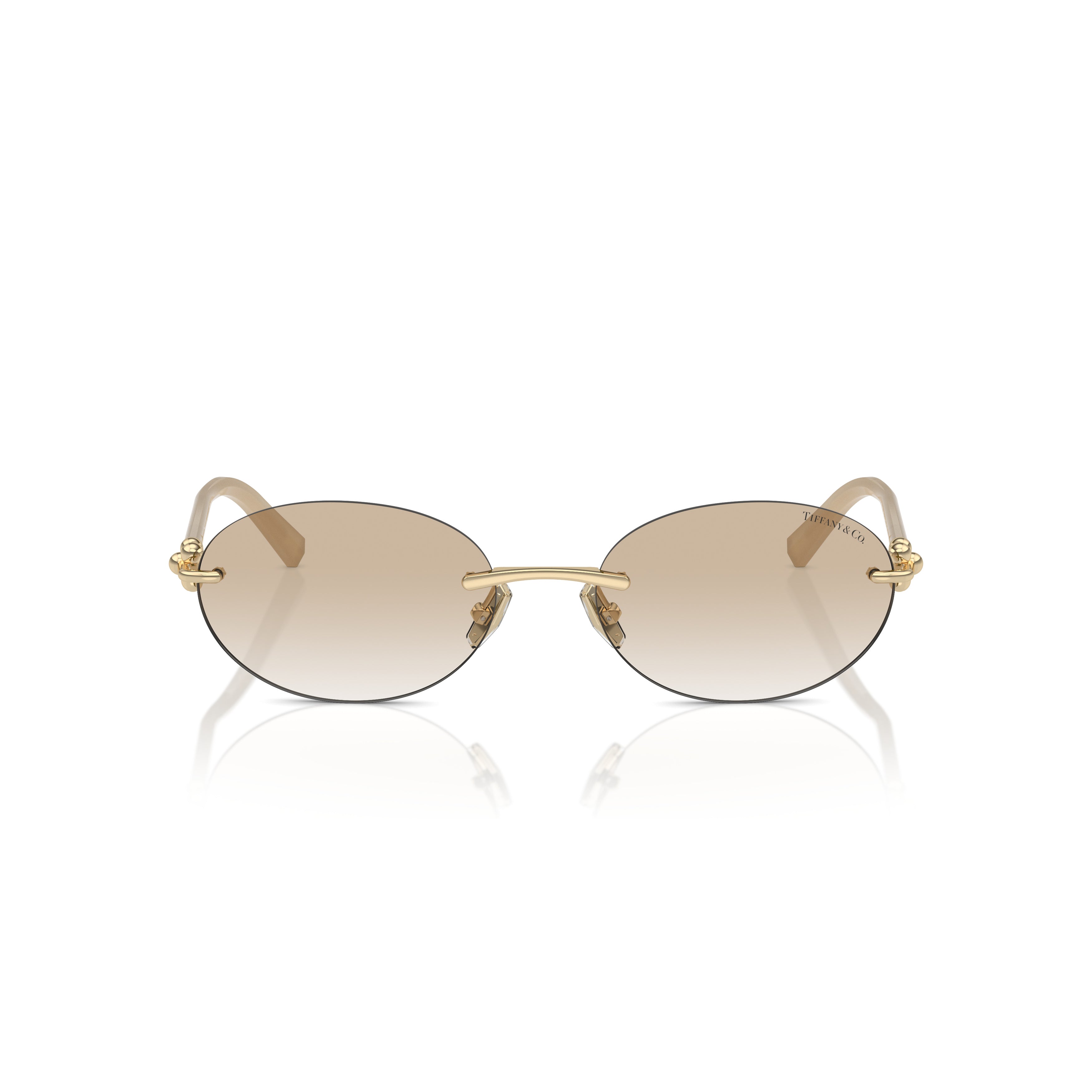 0tf3104d Oval Rimless Sunglasses