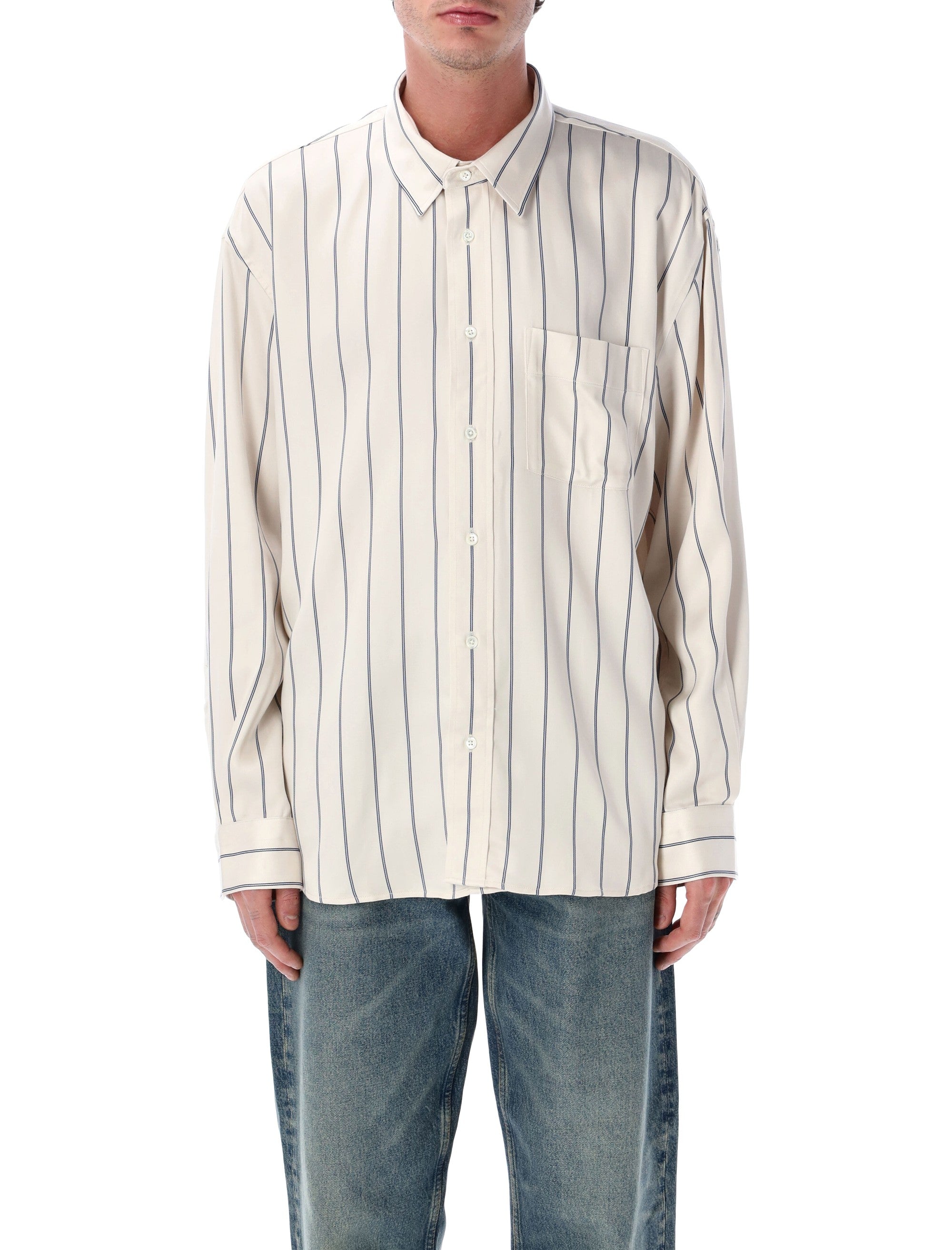 New Base Fluid Stripe Shirt