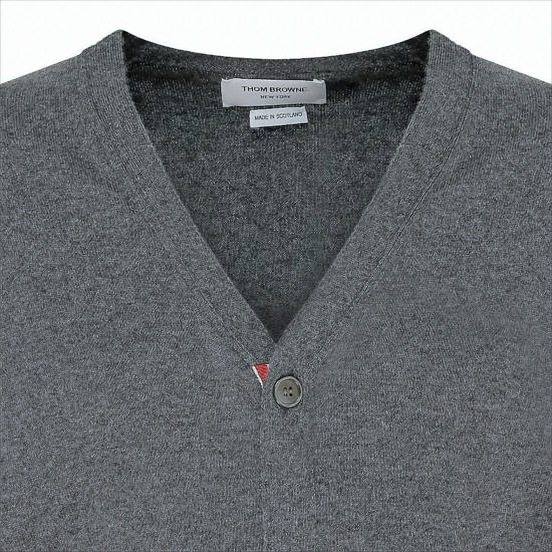Cashmere Knit Cardigan with Distinctive Stripe Detail