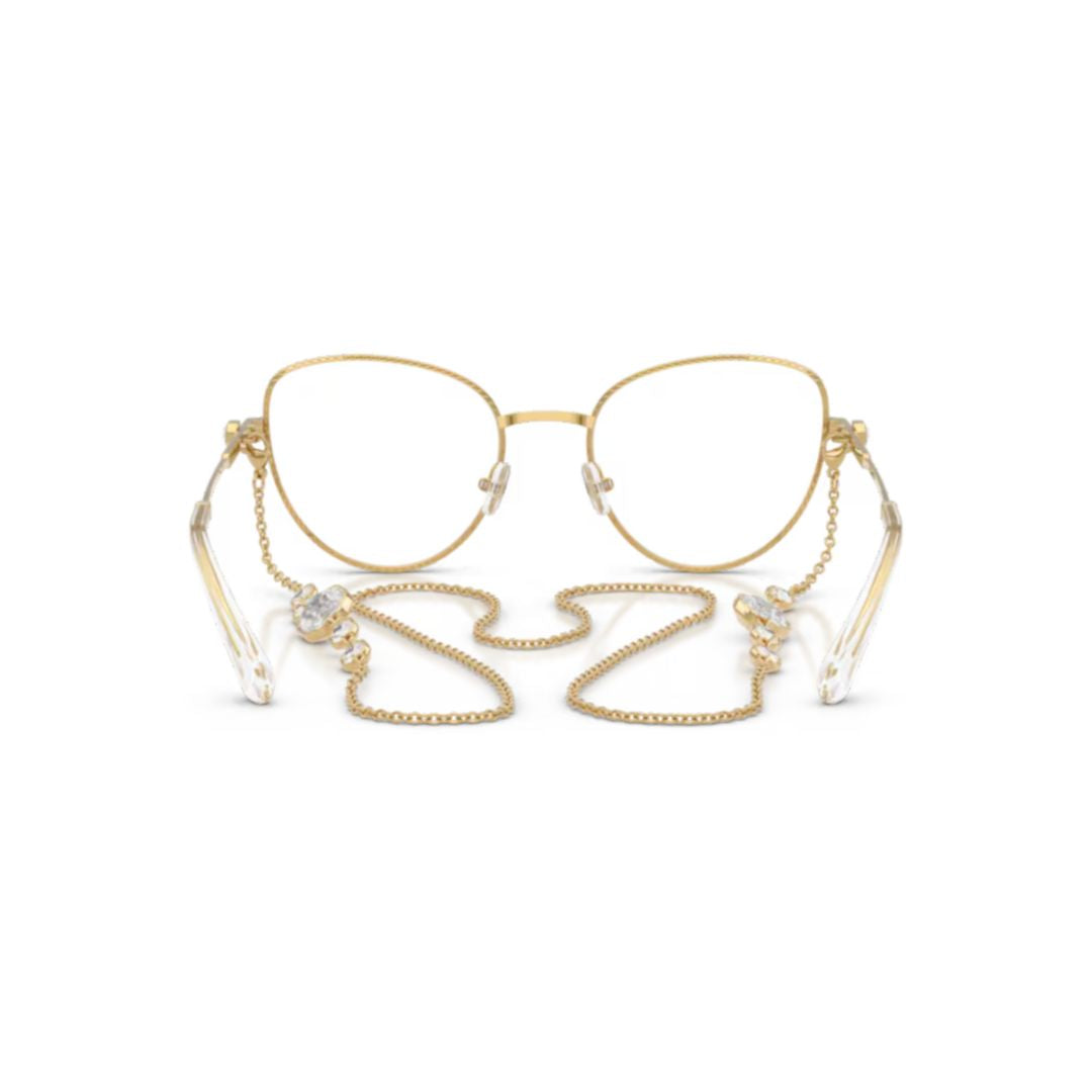 0sk1022 Gold-tone Cat-eye Eyeglasses