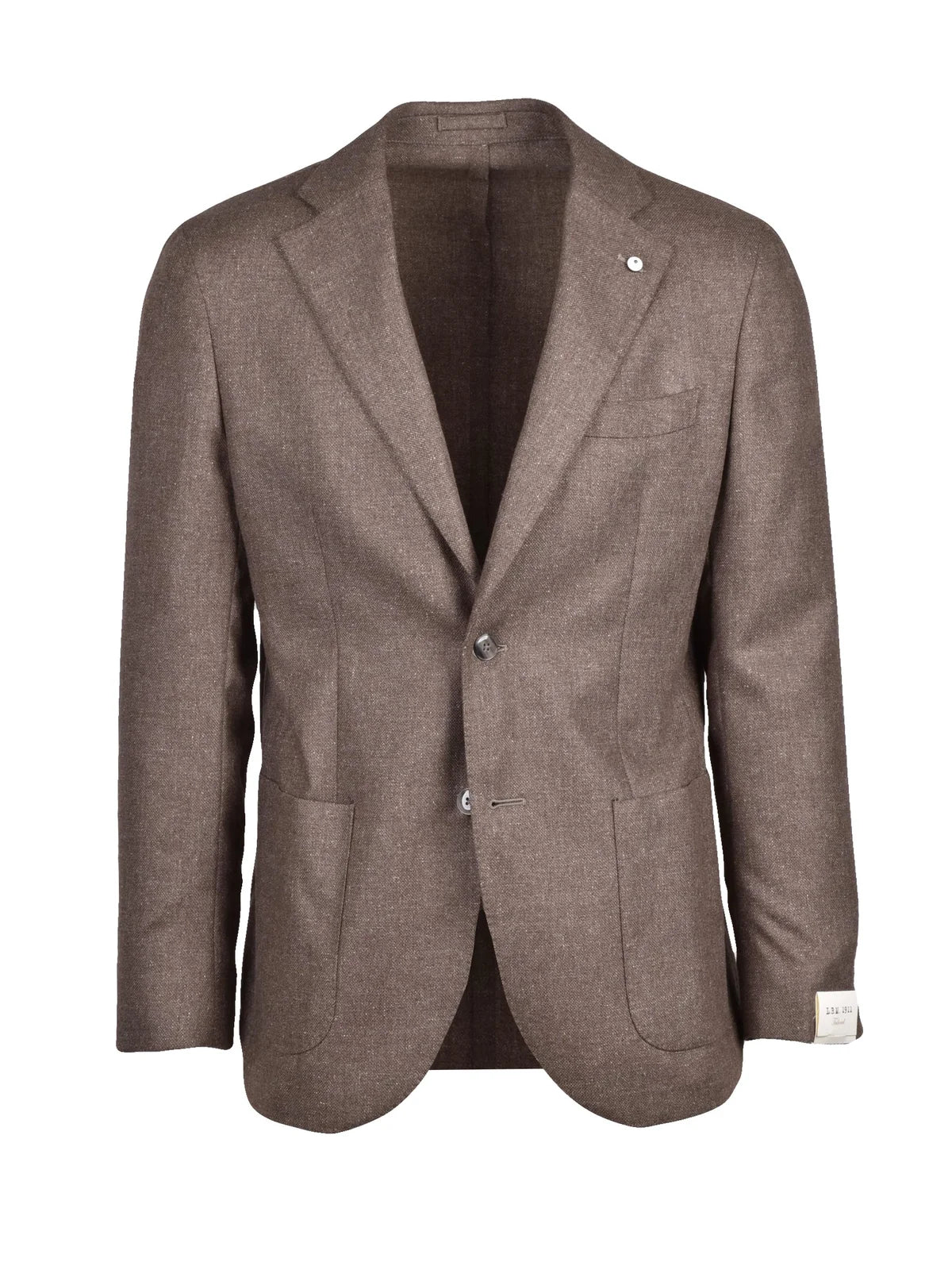 Silk-Wool Blazer Featuring Rounded Design And Unlined Interior