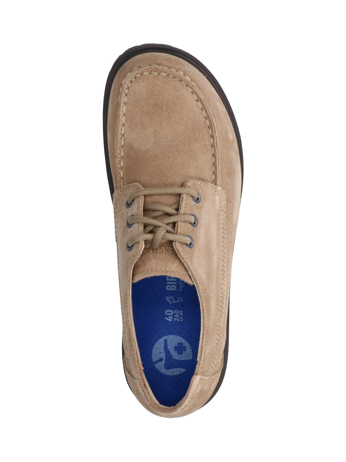 "Highwood Moc Lace Low" Derby Shoes – Taupe