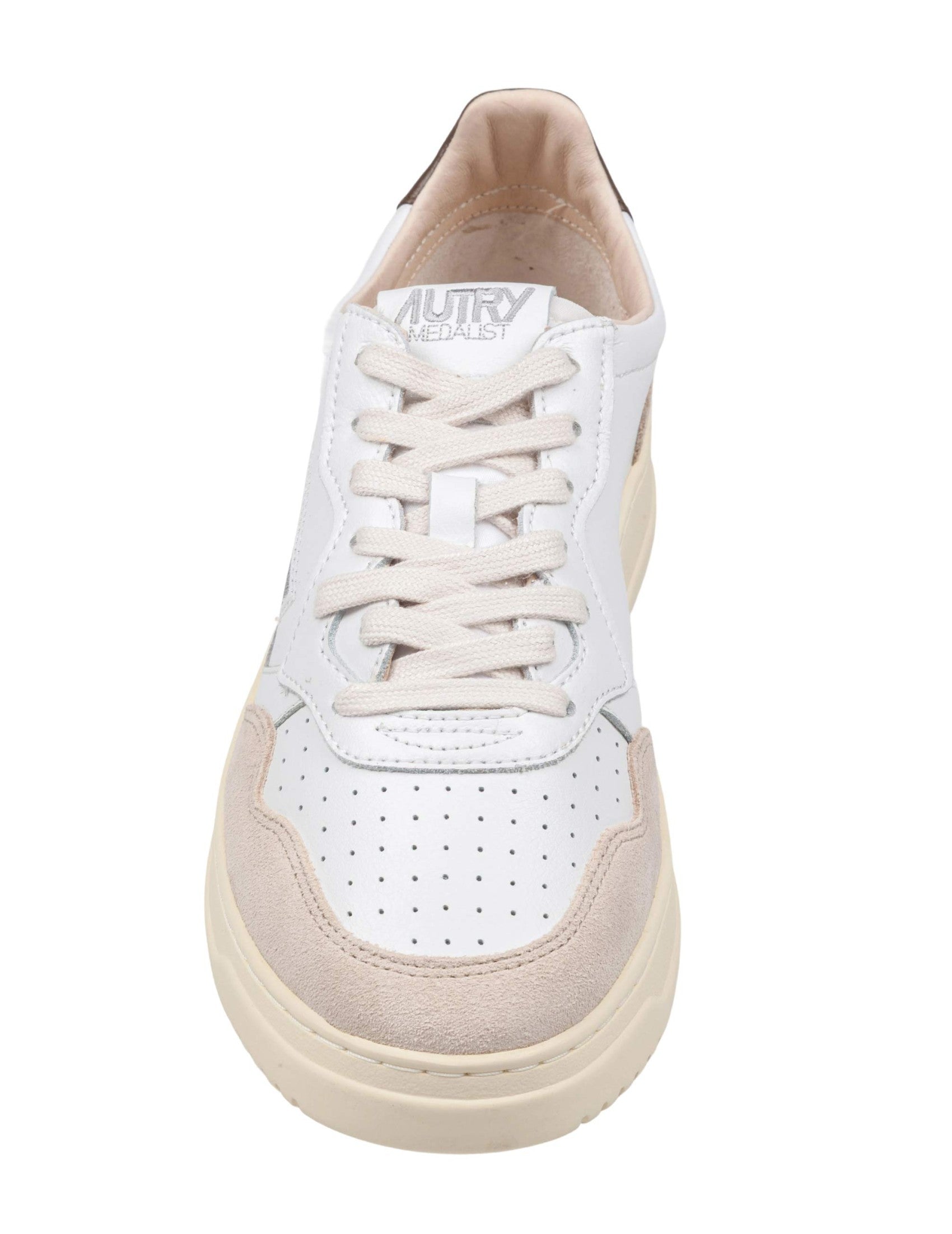 Medalist Low Leather and Suede Sneakers