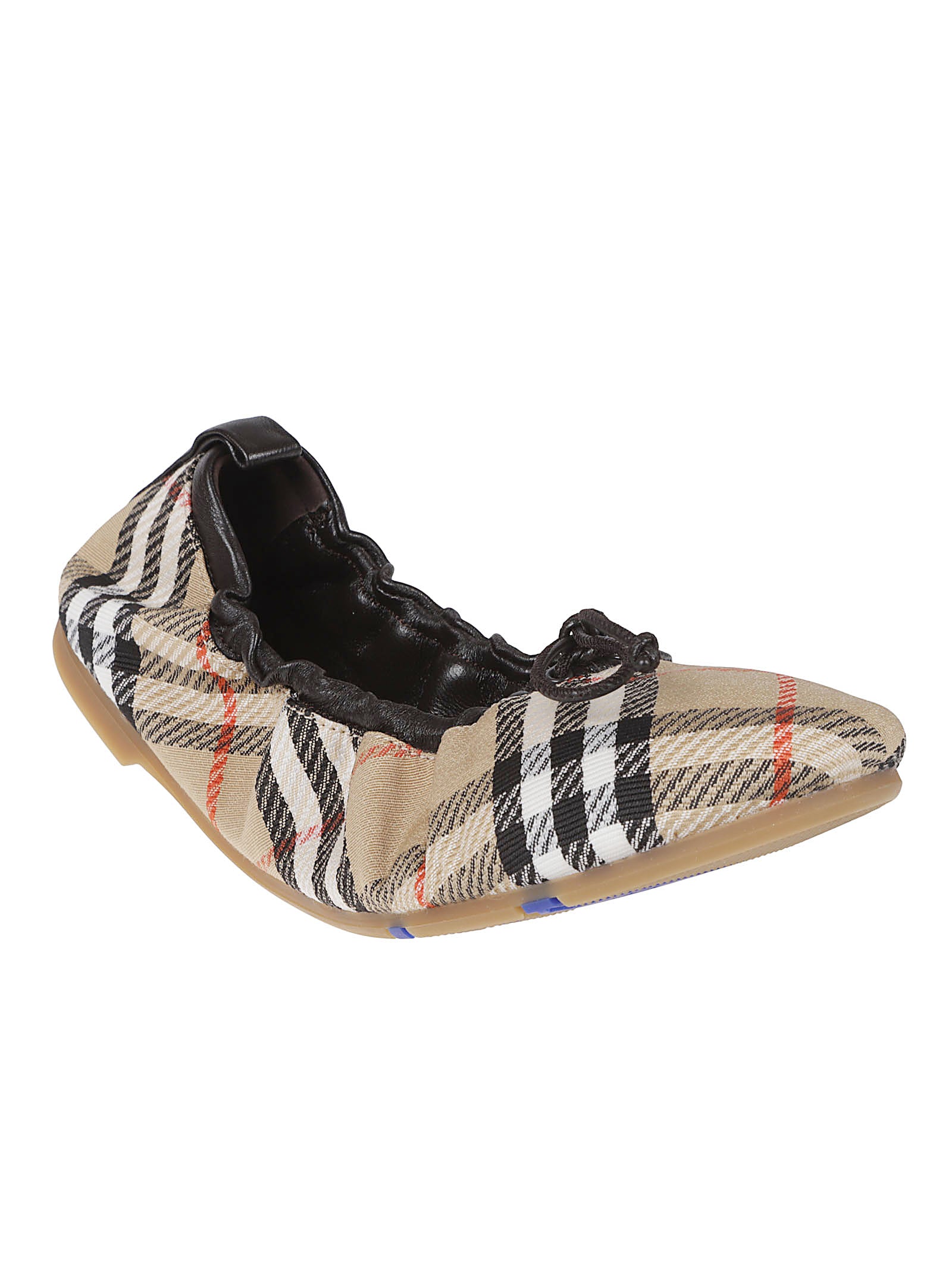 Checkered Patterned Flat Shoes