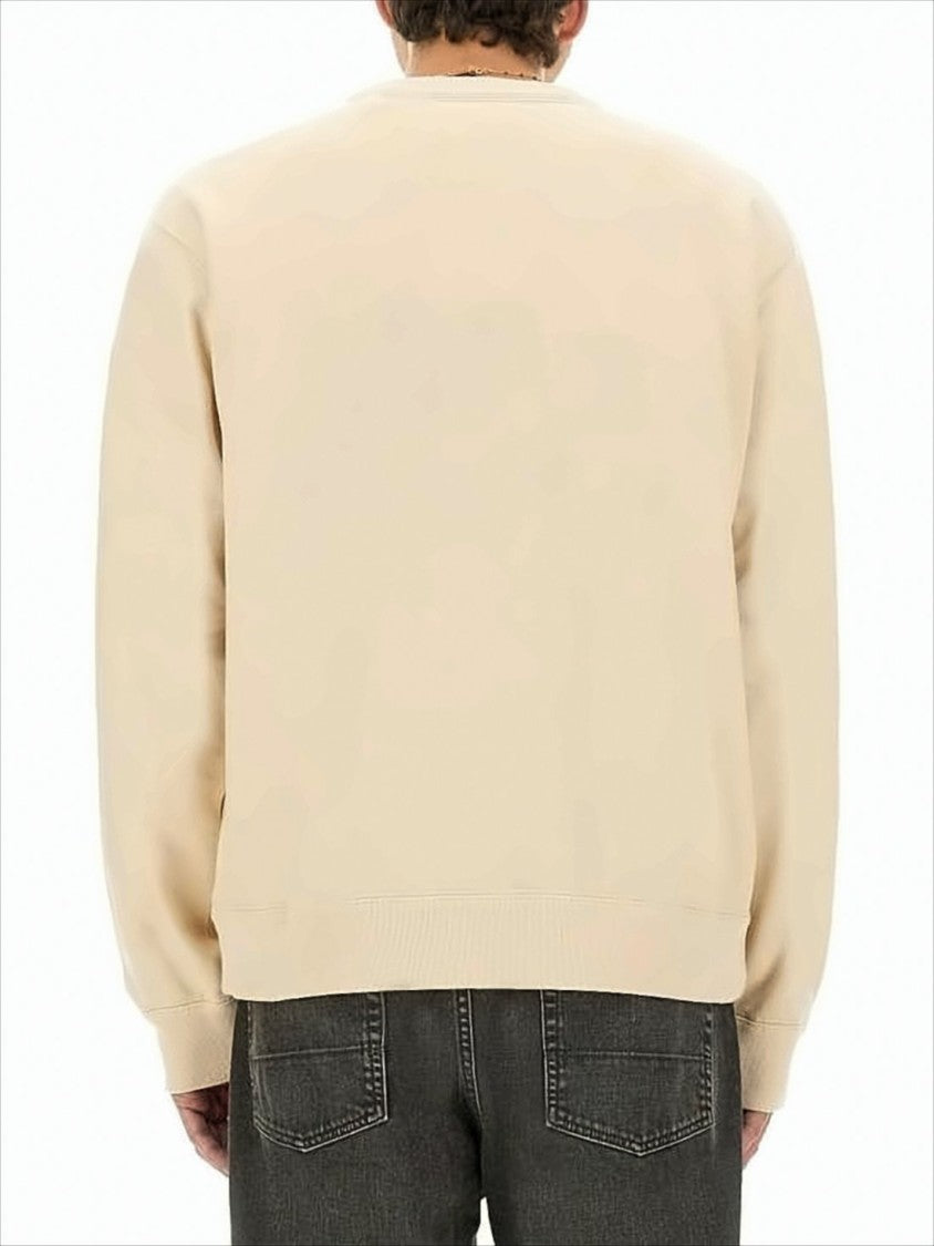 Relaxed-Fit Long-Sleeve Sweatshirt with Graphic Logo