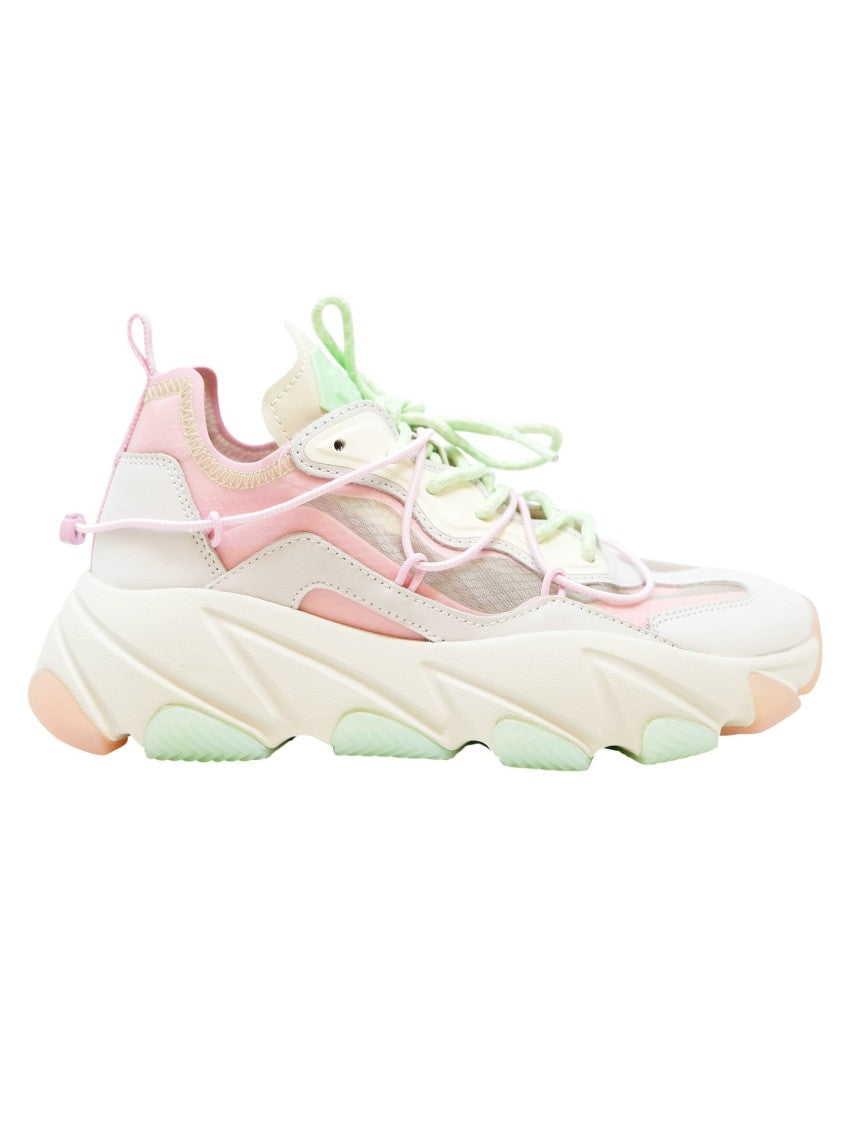 Rose/Green Leather Extrabis05 Sneakers