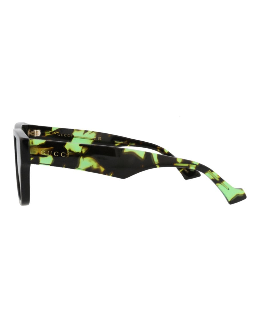 Square-Frame Recycled Acetate Sunglasses
