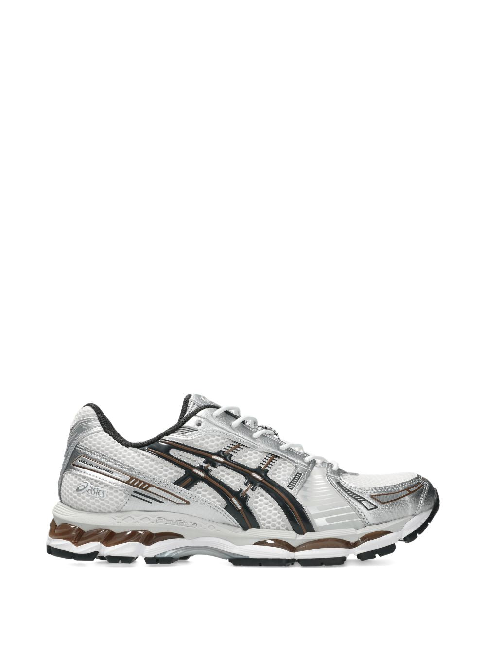 Silver Synthetic Leather Sneakers