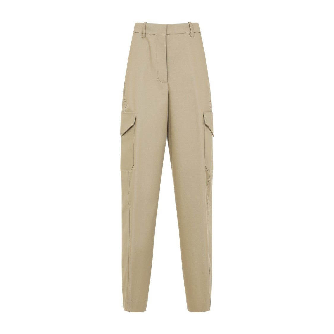 High-Waisted Trousers With Tapered Cut